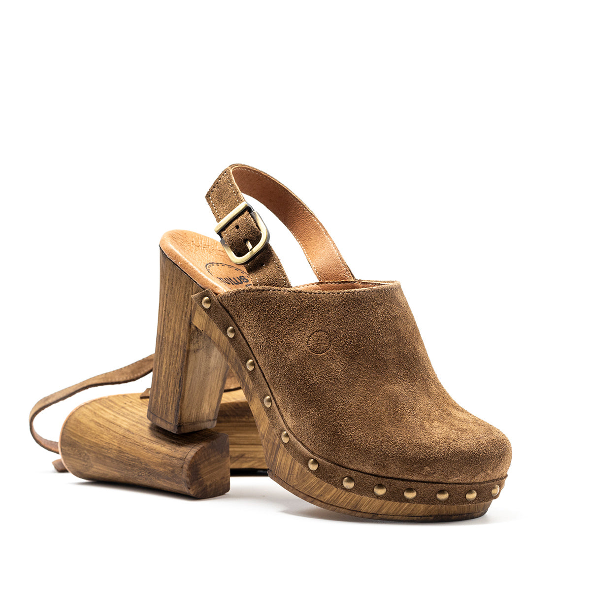 Comillas Suede Leather Strap Clog