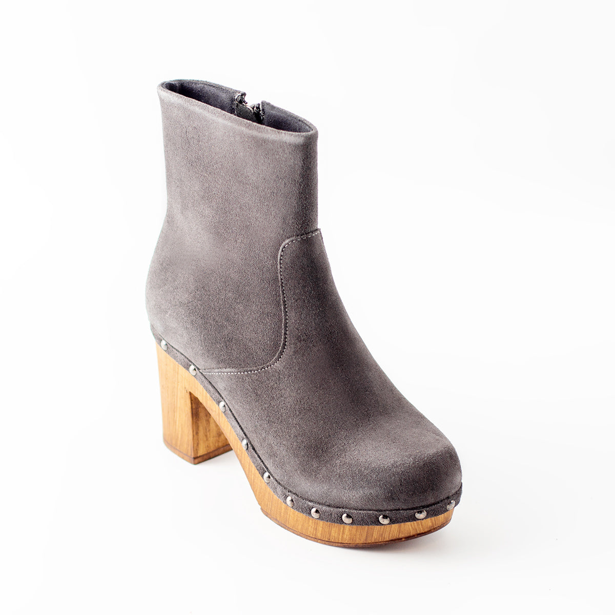 Cannes Smoked Suede Ankle Boots