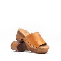 Rio Pala Clog Caramel Leather