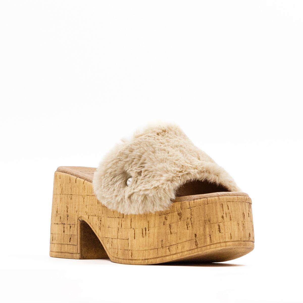 Furby Beige Toscana Platform Sandal