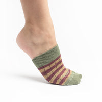  Chaussettes Sabot Vert Beige Bordeaux 